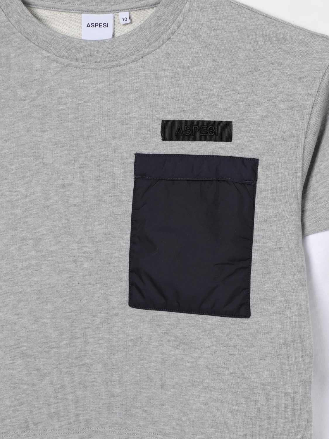 ASPESI SWEATER: Sweater kids Aspesi, Grey - Img 3