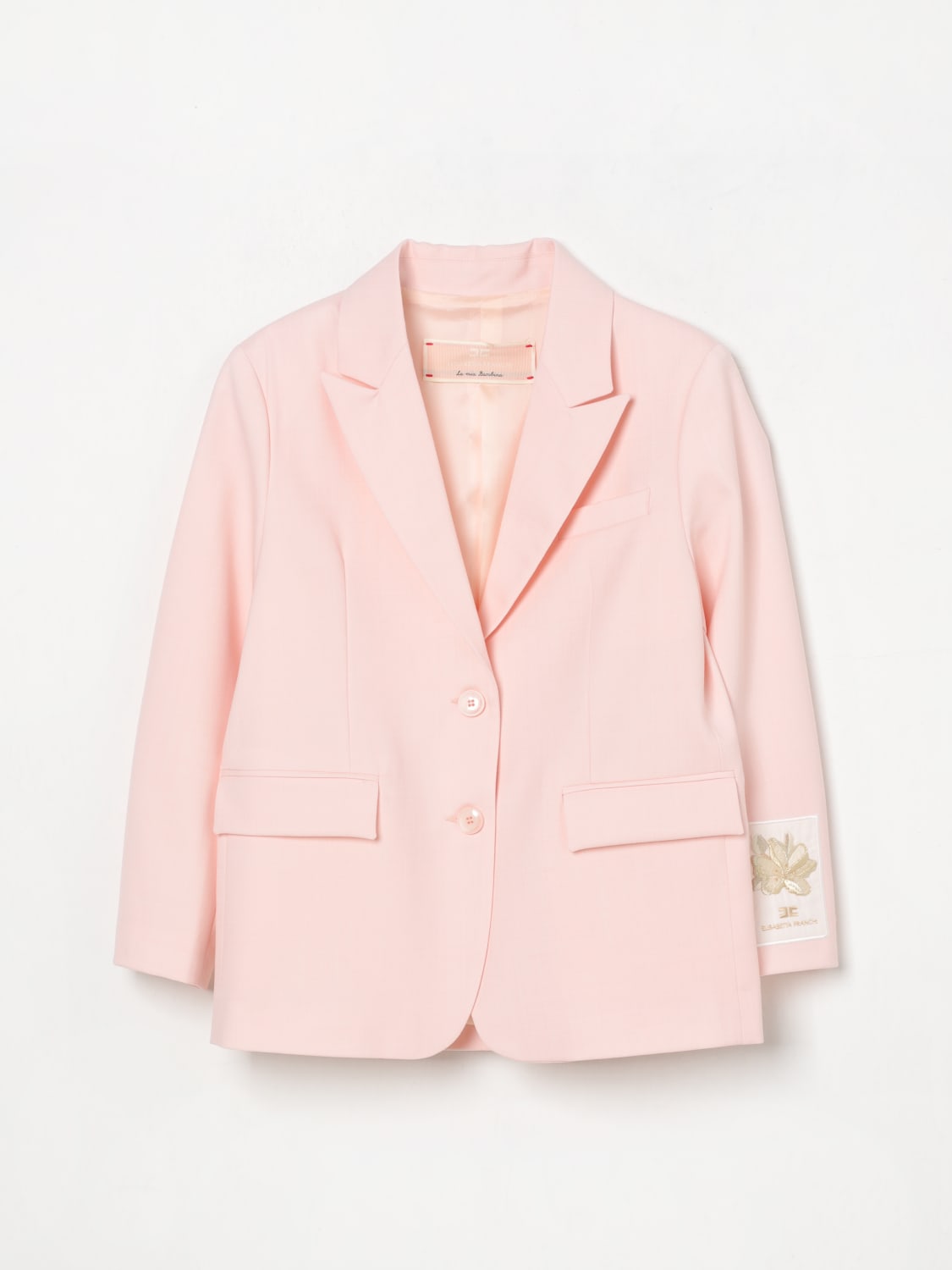 ELISABETTA FRANCHI LA MIA BAMBINA CHAQUETA: Americana niños Elisabetta Franchi La Mia Bambina, Rosa - Img 1