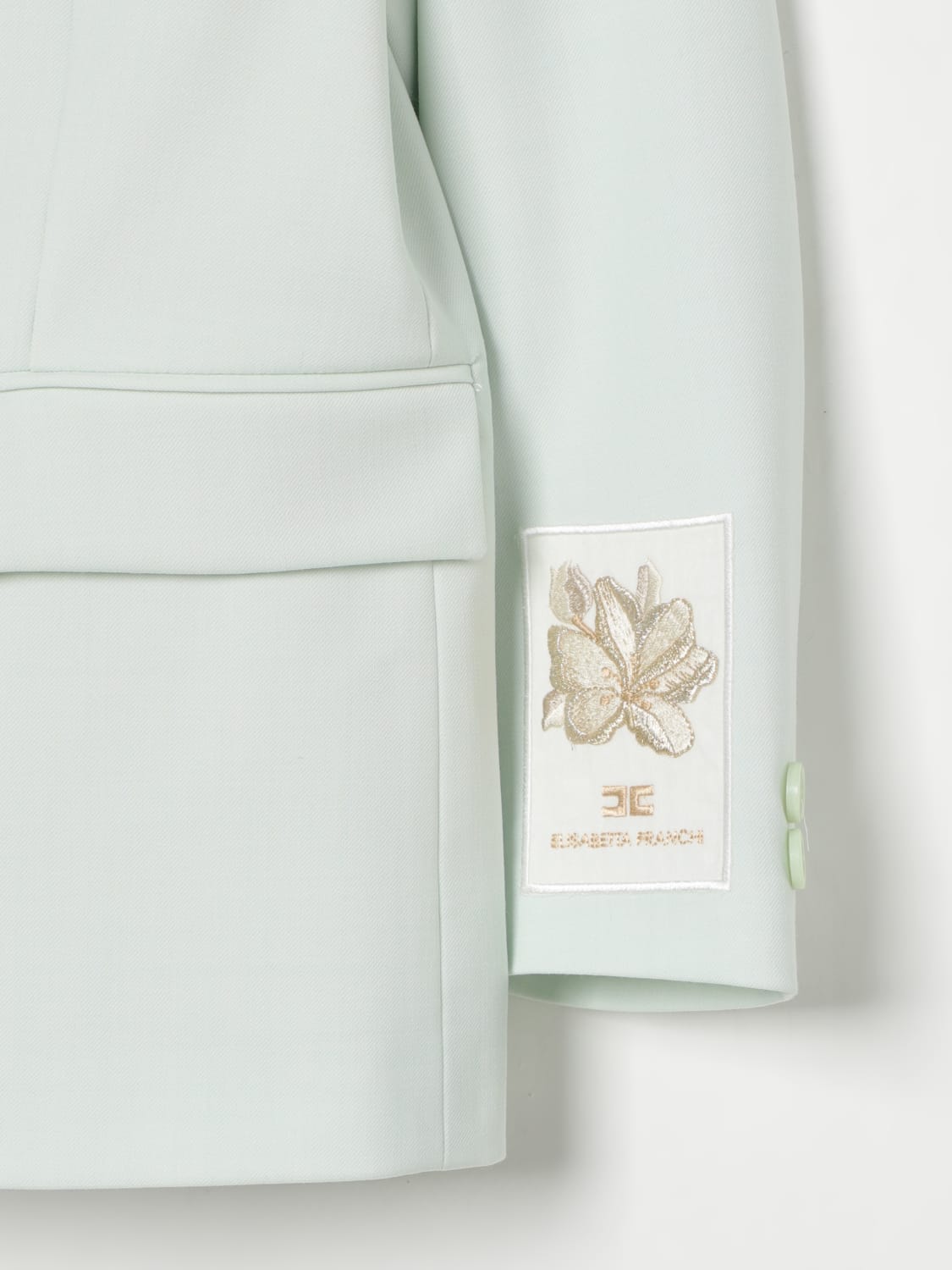 ELISABETTA FRANCHI LA MIA BAMBINA JACKE: Blazer kinder Elisabetta Franchi La Mia Bambina, Grün - Img 3