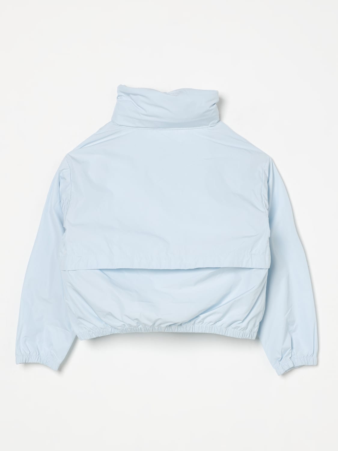 K-WAY JACKET: K-Way technical fabric windbreaker, Gnawed Blue - Img 2