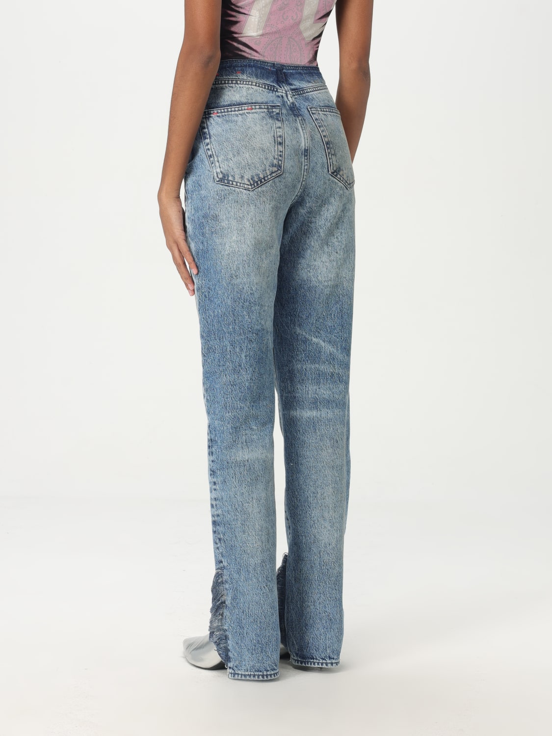 DIESEL JEANS: Jeans Diesel in denim , Azzurro - Img 3