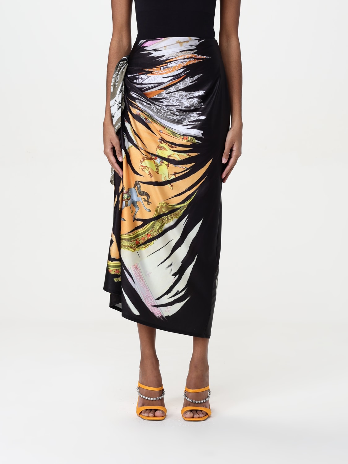 スカート DIESEL Woman Skirt Black A189370TKBL 8FGA DIESEL: Skirt woman - Silver | Diesel skirt A189370TKBL