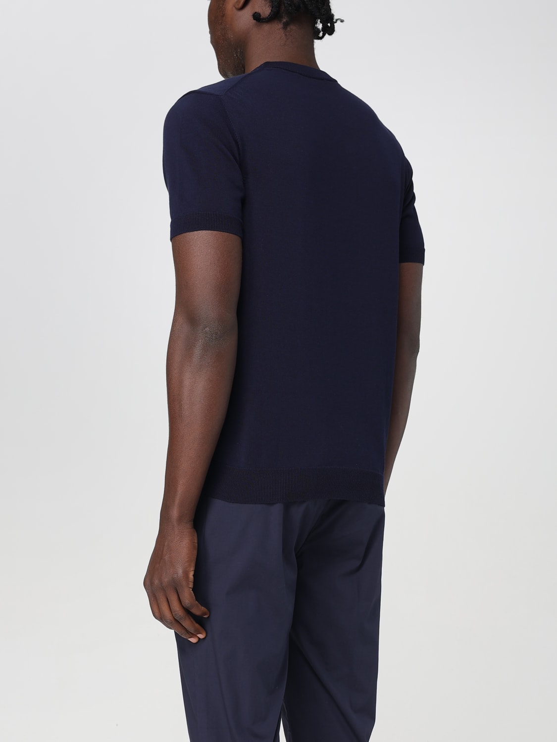 ZANONE T-SHIRT: Zanone cotton t-shirt, Blue - Img 2