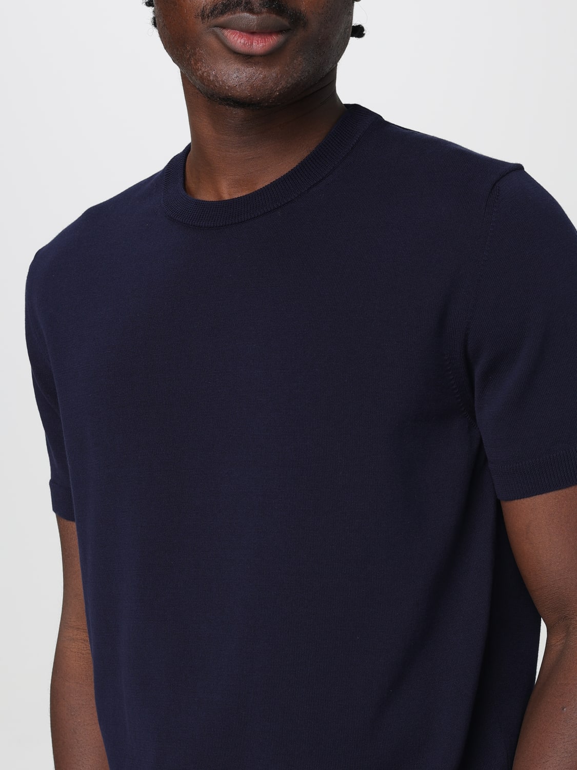 ZANONE T-SHIRT: Zanone cotton t-shirt, Blue - Img 3