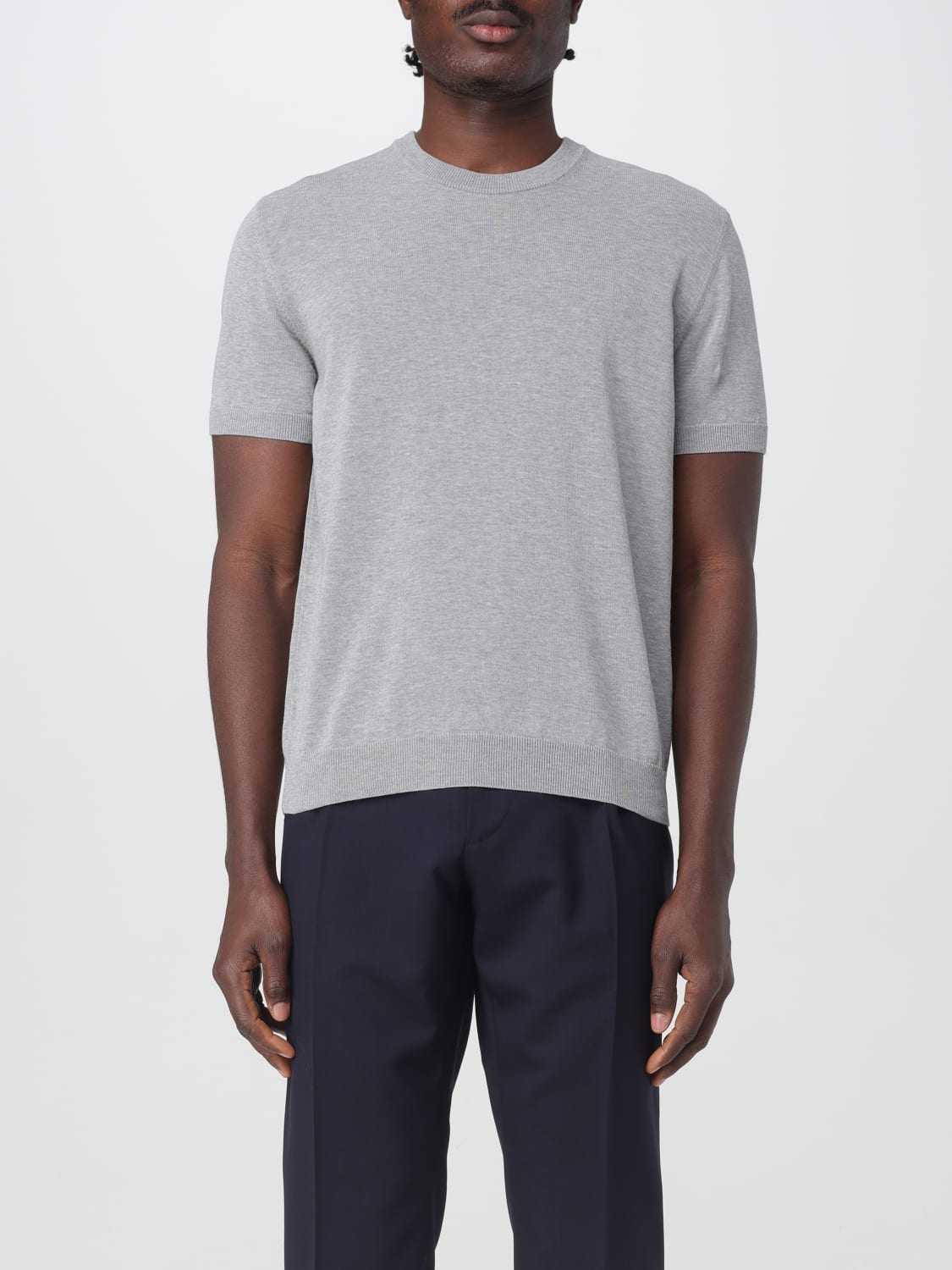 ZANONE T-SHIRT: Zanone cotton t-shirt, Grey - Img 1