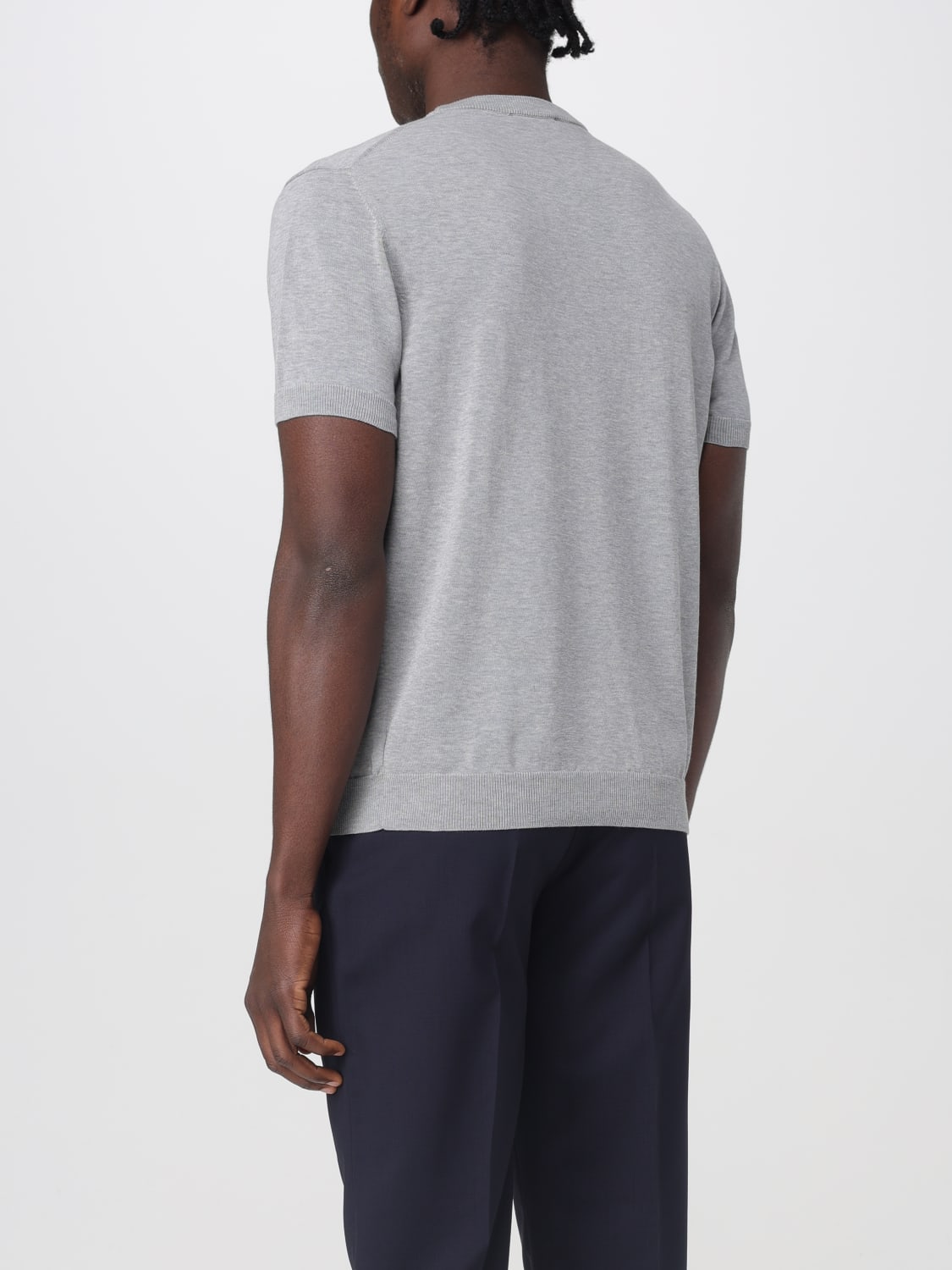 ZANONE T-SHIRT: Zanone cotton t-shirt, Grey - Img 2