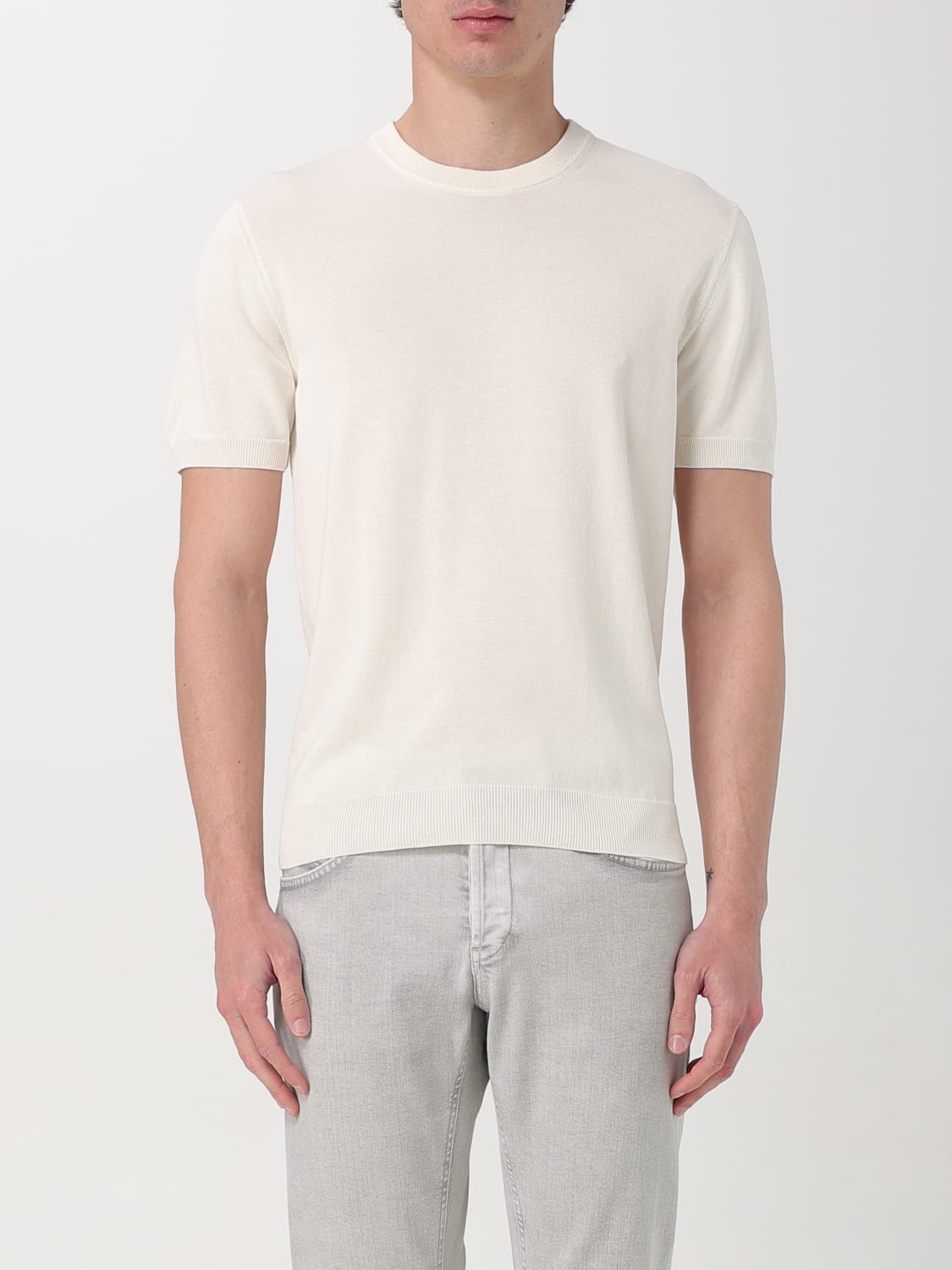 ZANONE T-SHIRT: Zanone cotton t-shirt, Milk - Img 1