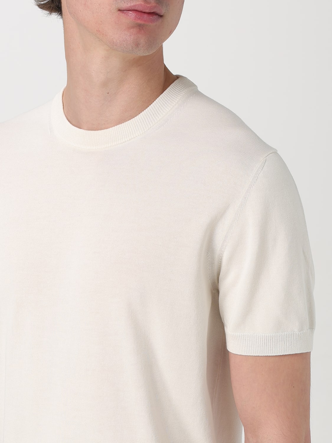 ZANONE T-SHIRT: Zanone cotton t-shirt, Milk - Img 3