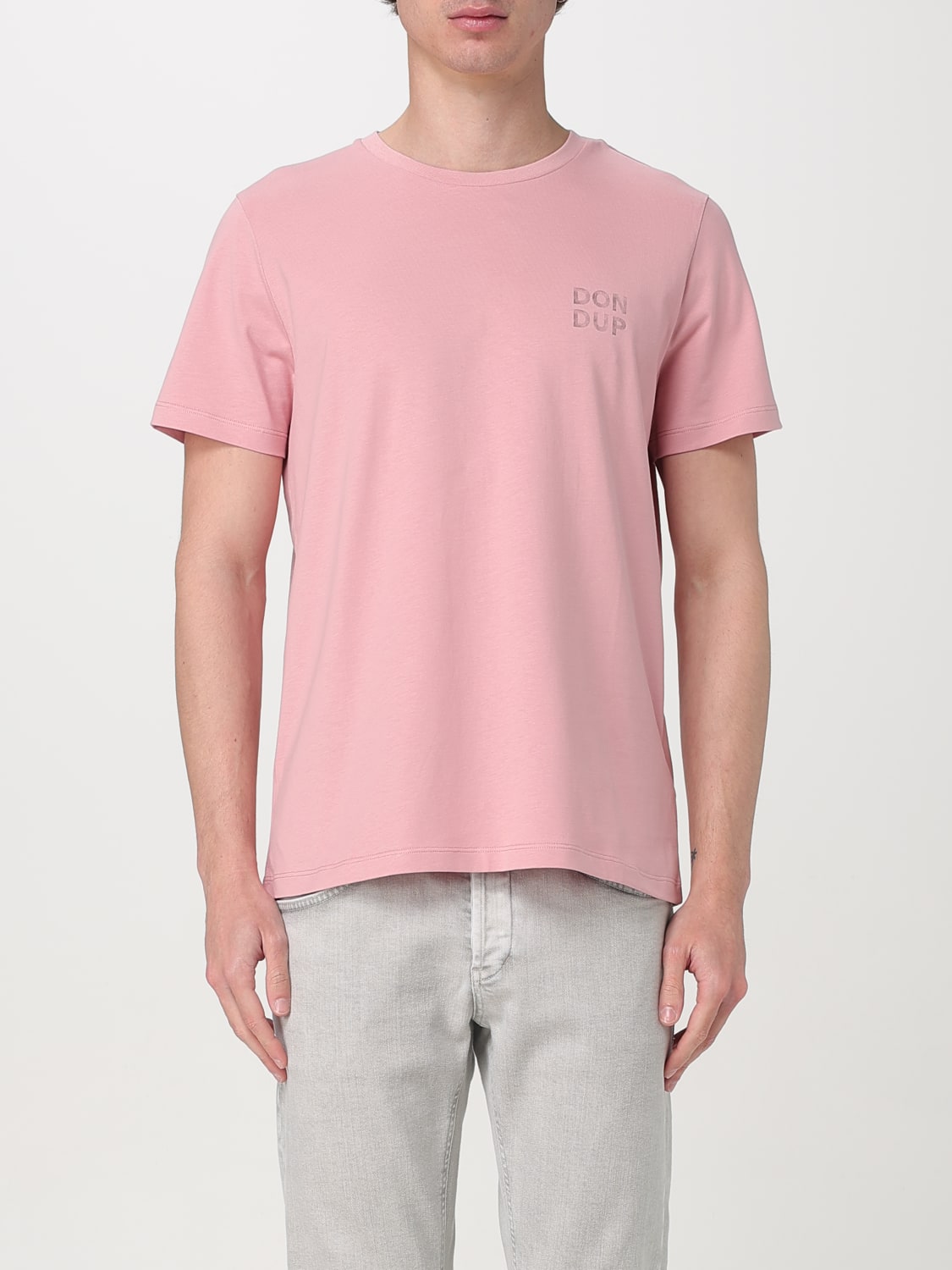 Tシャツ・カットソー DONDUP Men T-shirt Pink US198JF0309UIT3 533 DONDUP: T-shirt men - Pink | Dondup t-shirt US198JF0309UIT7