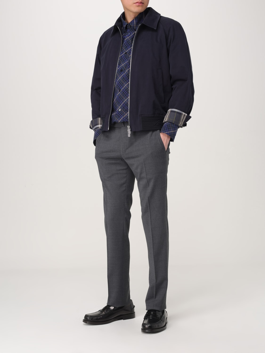 BURBERRY SHIRT: Shirt men Burberry, Blue - Img 2