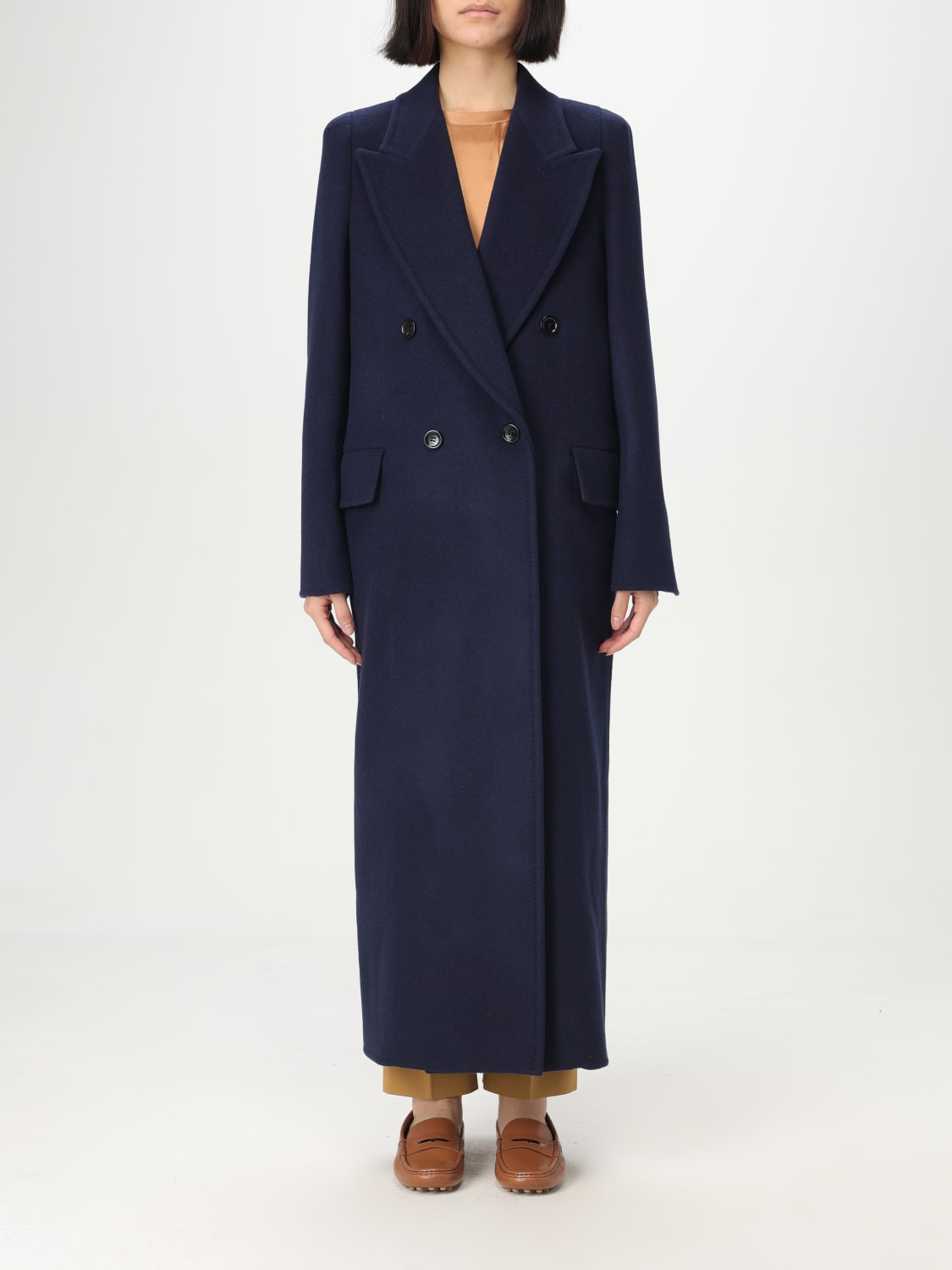 MAX MARA: Coat woman - Blue | Max Mara coat 2511011153600