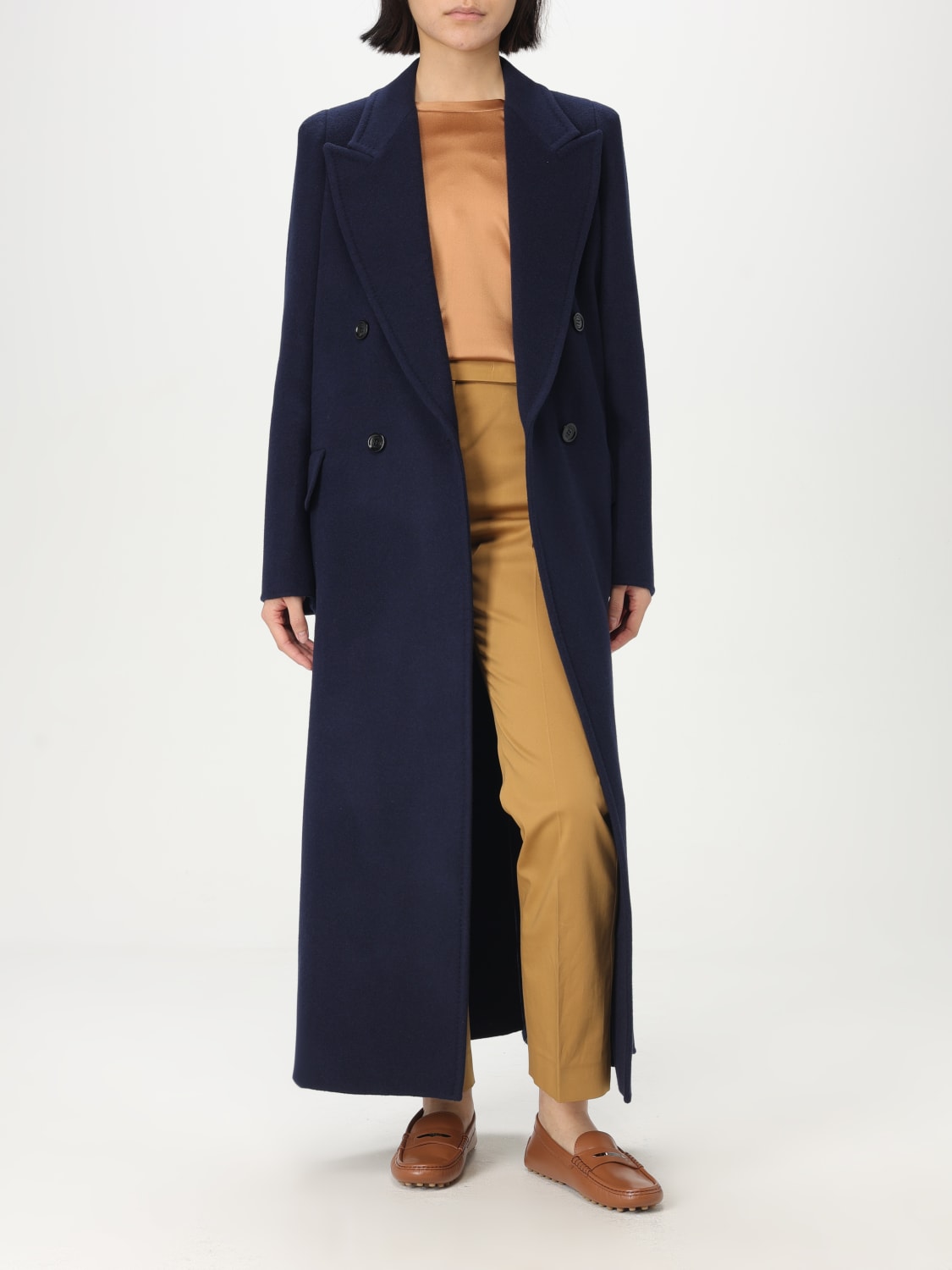 コート MAX MARA Women Coats 2511011153 002 Blue Coats Blue and light blue Woman | Max Mara