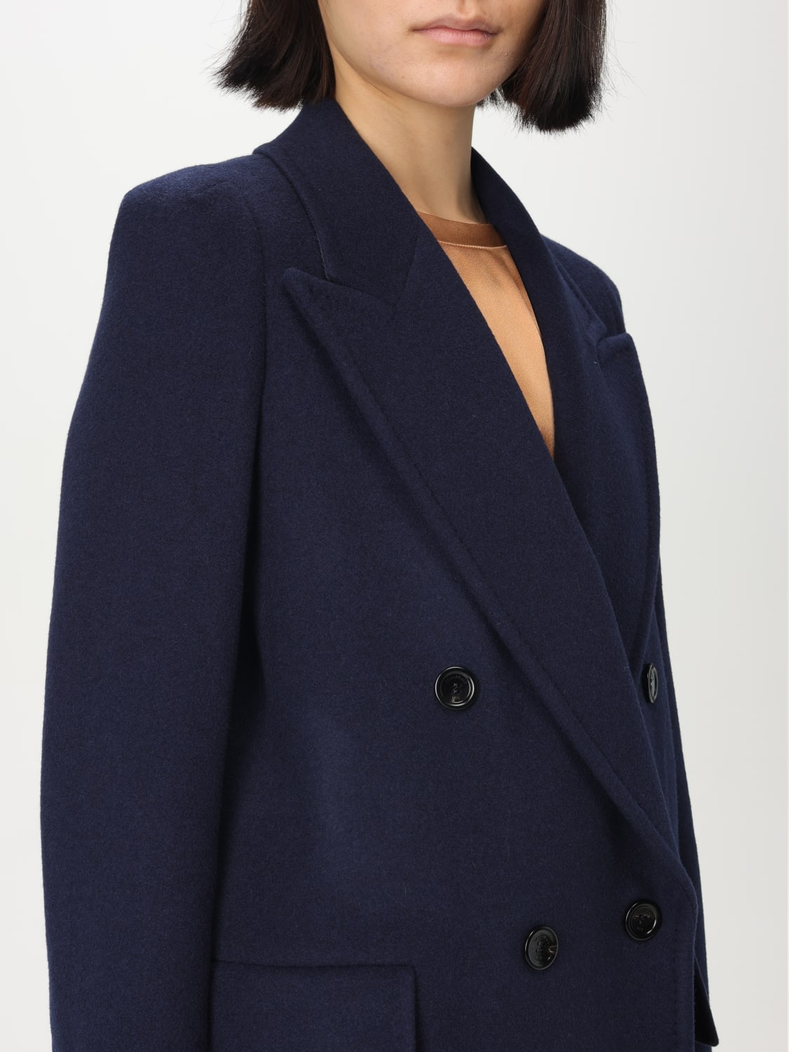 コート MAX MARA Women Coats 2511011153 002 Blue Coats Blue and light blue Woman | Max Mara