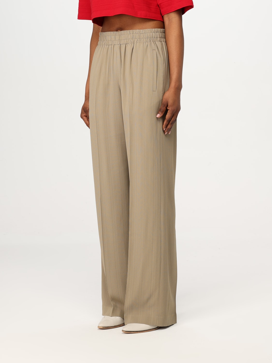 パンツ GOLDEN  Woman Pants Dove Grey GWP00821P00187055550 GOLDEN GOOSE: Pants woman - Dove Grey | Golden Goose pants