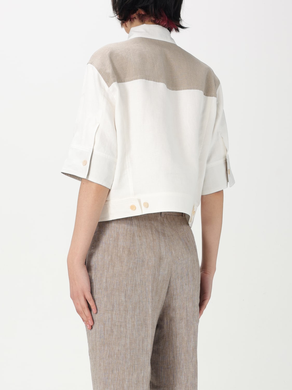 MAX MARA HEMDBLUSE: Pullover damen Max Mara, Weiß - Img 2