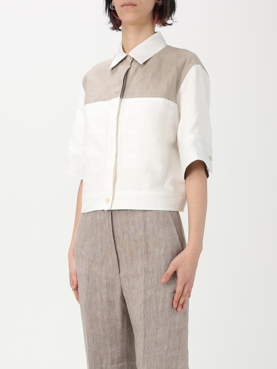 MAX MARA HEMDBLUSE: Pullover damen Max Mara, Weiß - Img 3