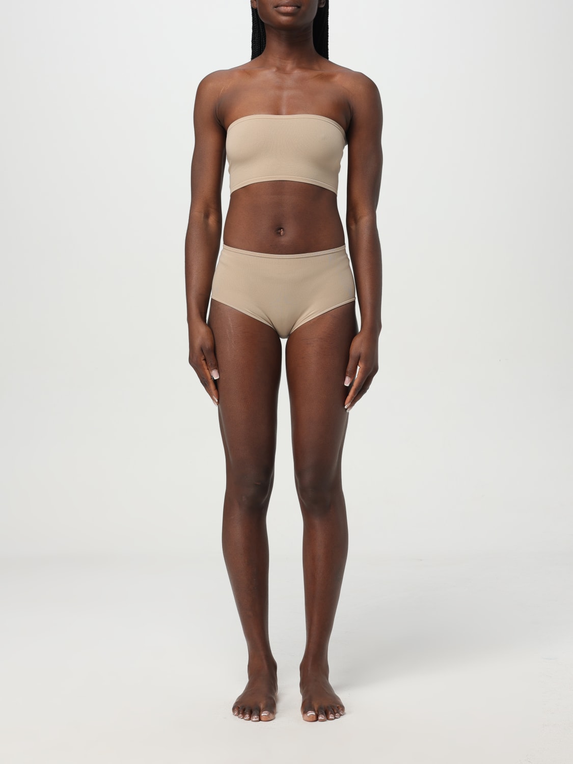 ALAÏA: Lingerie woman - Beige | Alaïa lingerie AA9A1024M826A