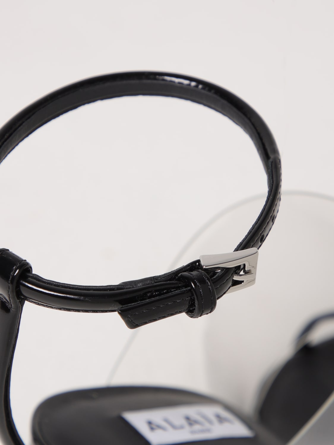 ALAÏA HEELED SANDAL: Flat sandals woman AlaÏa, Black - Img 4