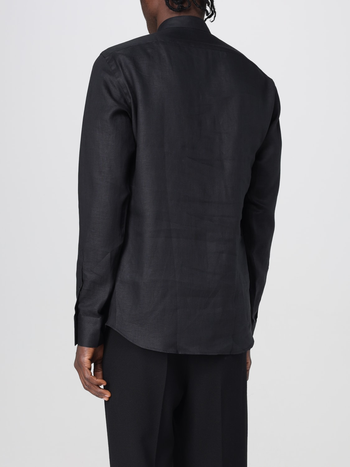 KARL LAGERFELD 셔츠: 셔츠 남성 Karl Lagerfeld, 블랙 - Img 2