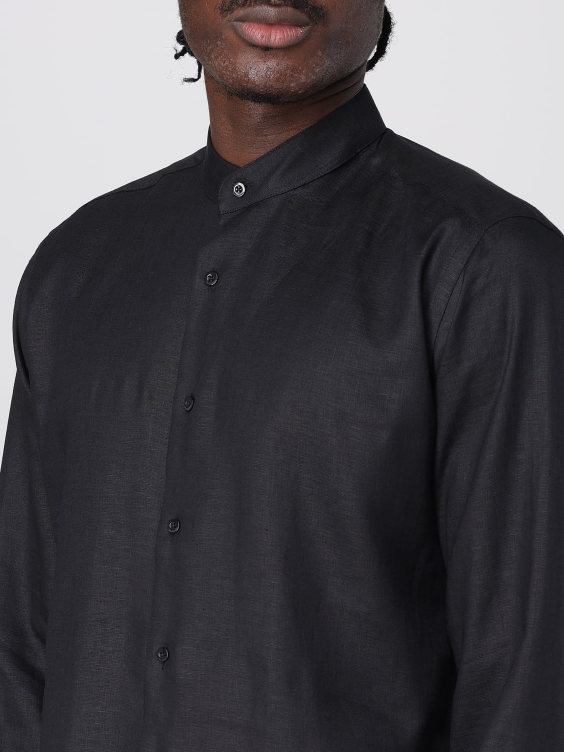 KARL LAGERFELD 셔츠: 셔츠 남성 Karl Lagerfeld, 블랙 - Img 3