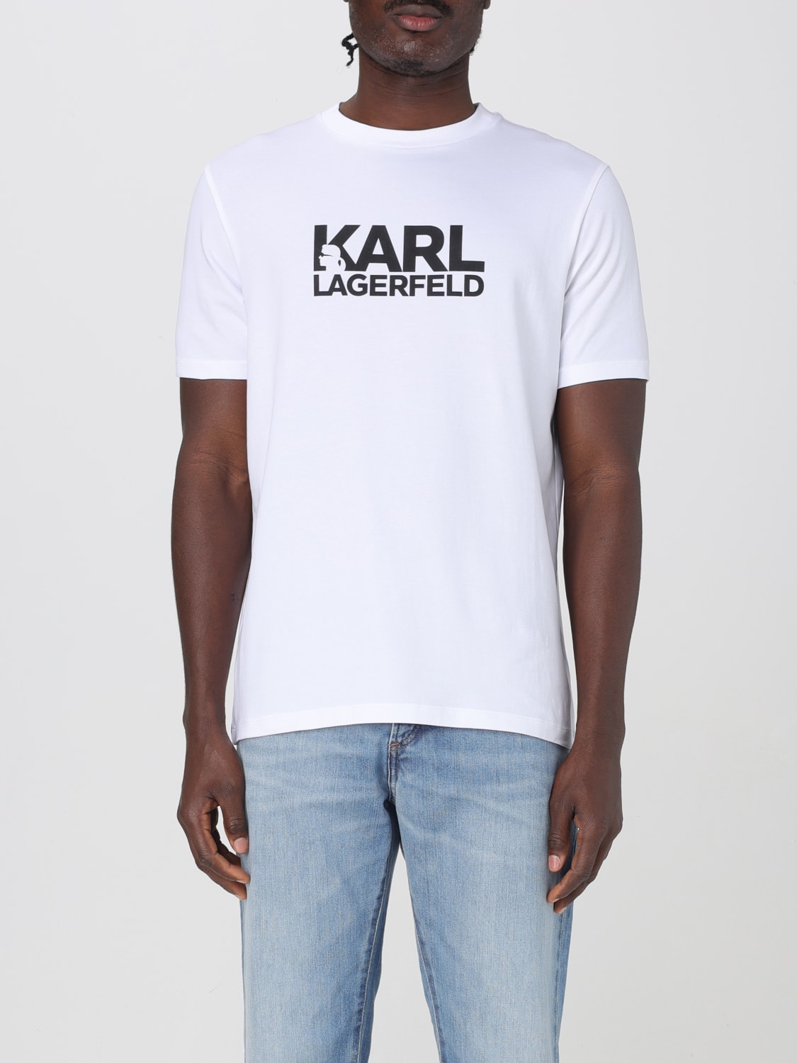 KARL LAGERFELD T-SHIRT: T-shirt men Karl Lagerfeld, White - Img 1
