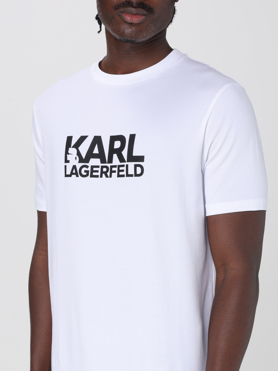 KARL LAGERFELD T-SHIRT: T-shirt men Karl Lagerfeld, White - Img 3