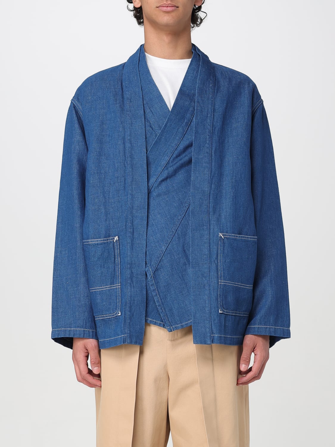 KENZO: Blazer men - Denim | Kenzo jacket FF55DV1436T1 online at