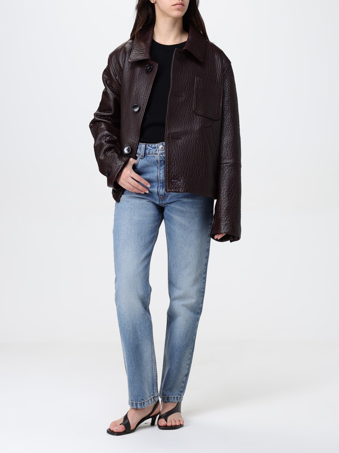 AMI PARIS: Jeans woman - Blue | Ami Paris jeans FTR031DE0046