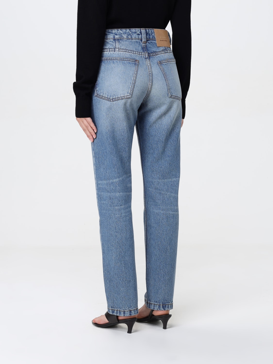 AMI｜JEANS (FSO111 DE0046 480) AMI Wide Denim Pants HTR450 DE0046 480 132255884 | eBay