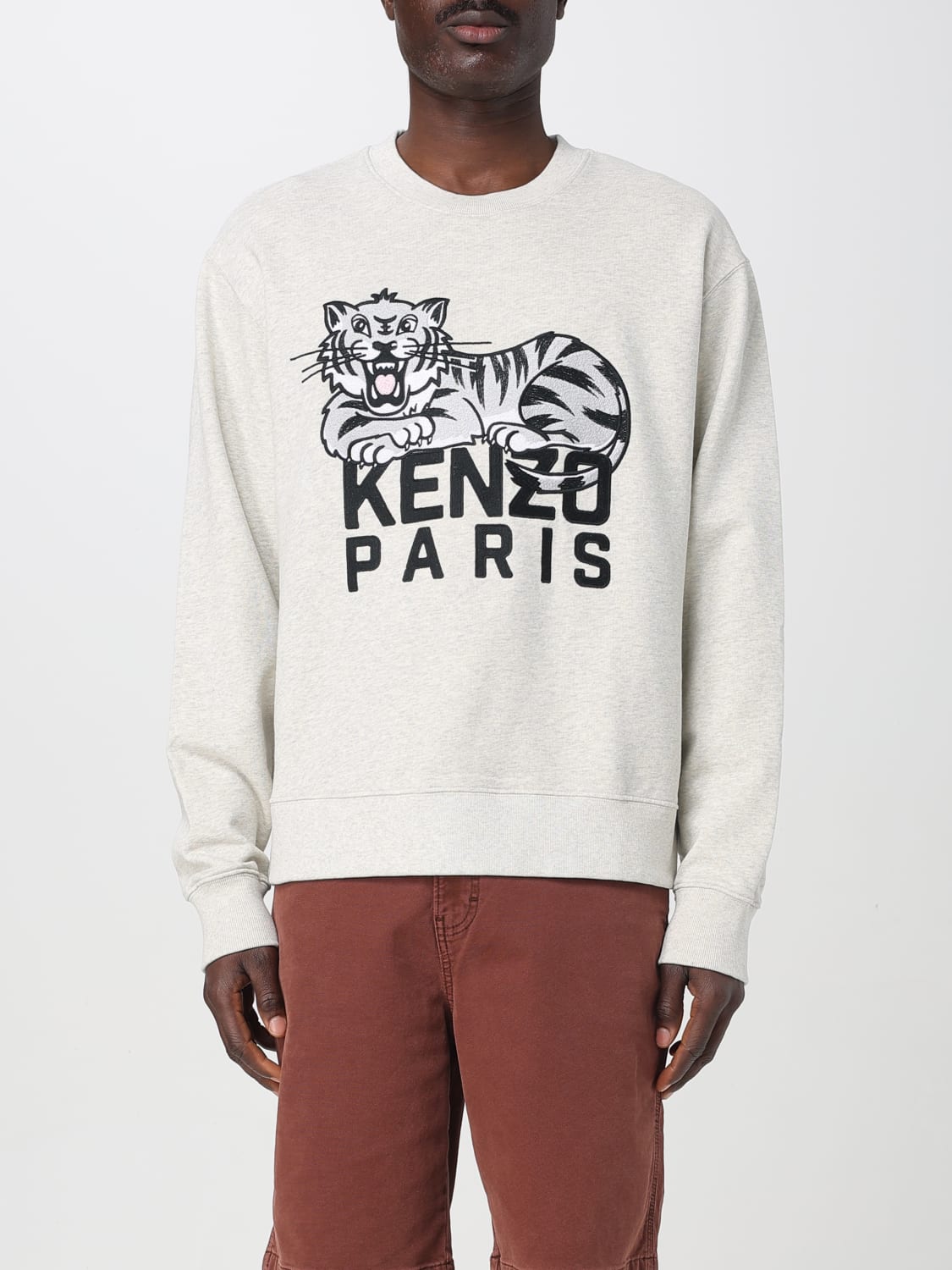 KENZO SWEATSHIRT: Pullover herren Kenzo, Grau - Img 1