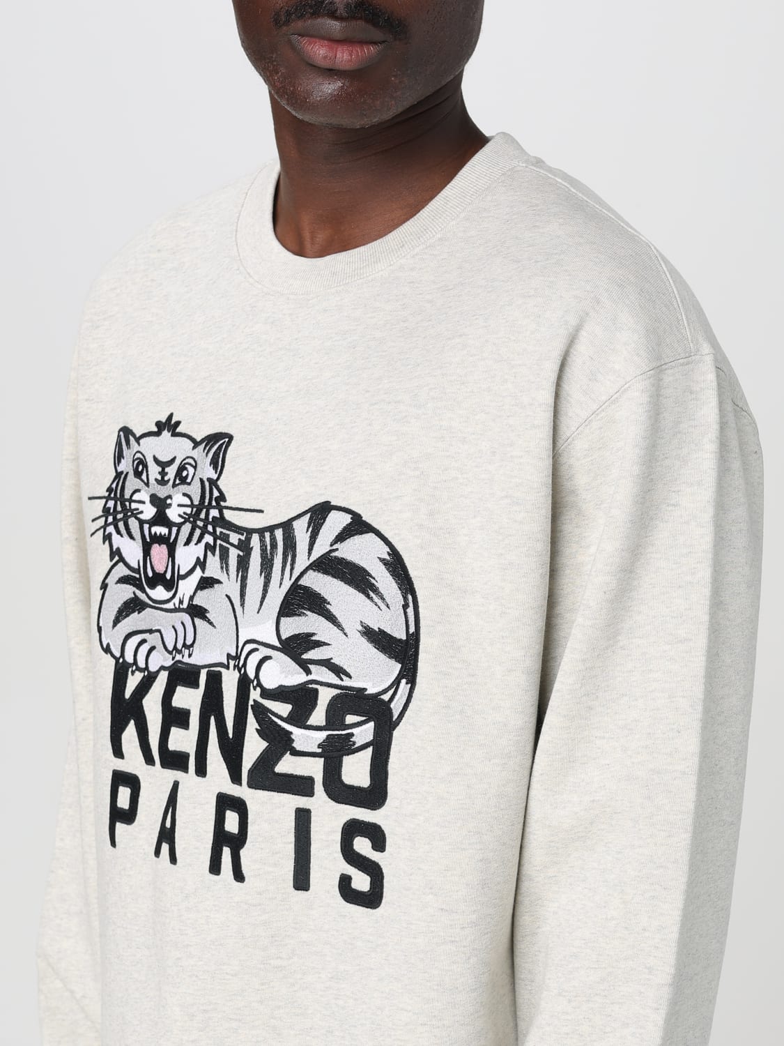 KENZO SWEATSHIRT: Pullover herren Kenzo, Grau - Img 3