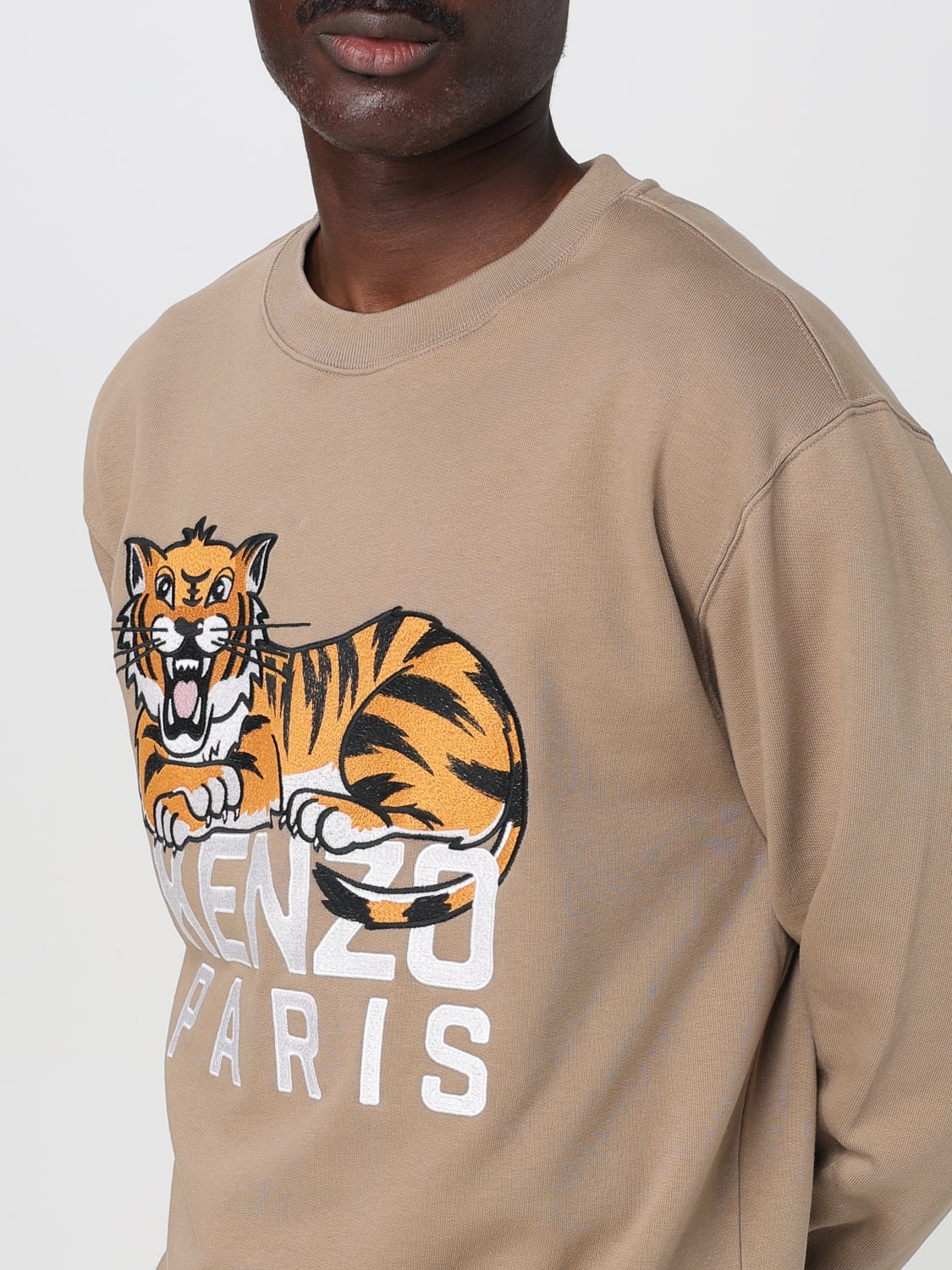KENZO SWEATSHIRT: Pullover herren Kenzo, Beige - Img 3