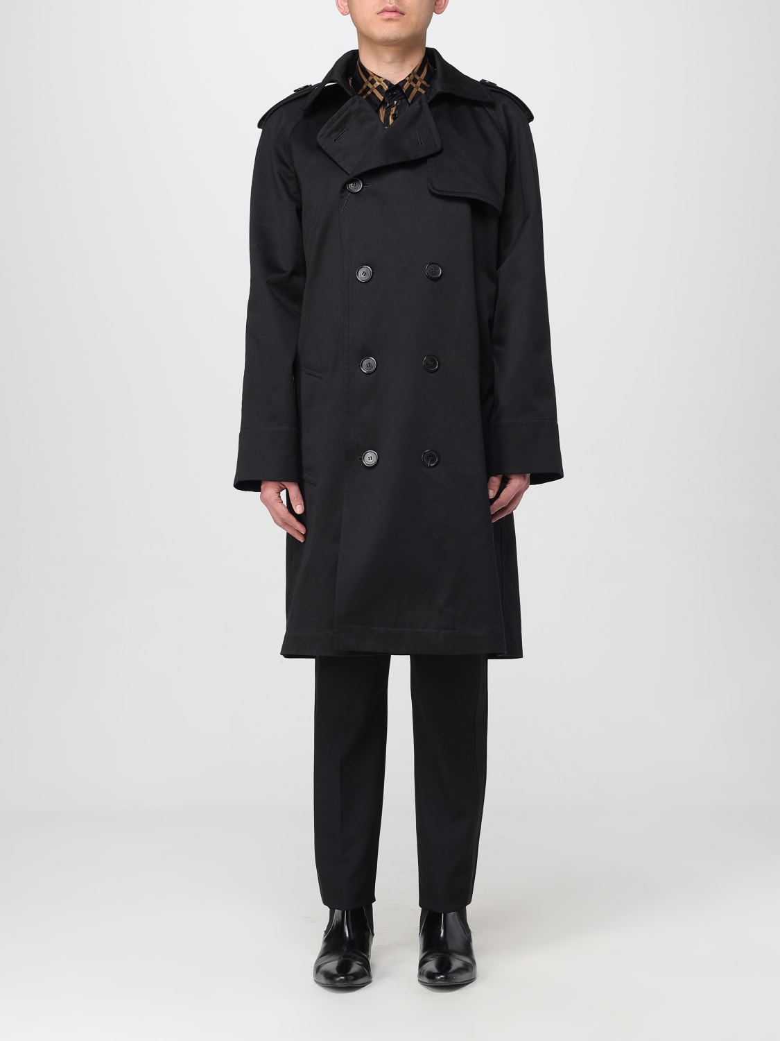 SAINT LAURENT: Coat men - Black | Saint Laurent jacket