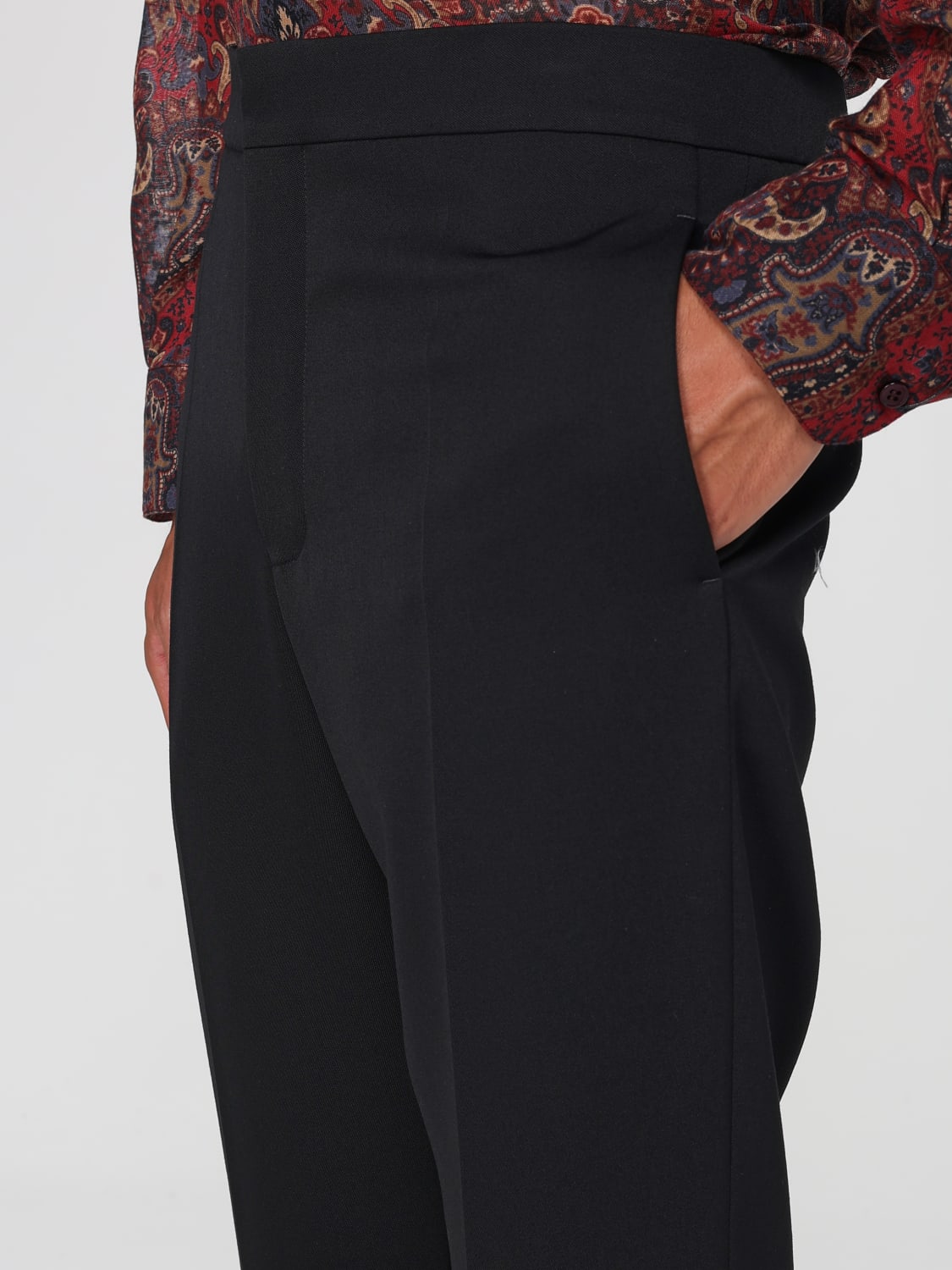 SAINT LAURENT PANTS: Pants men Saint Laurent, Black - Img 5