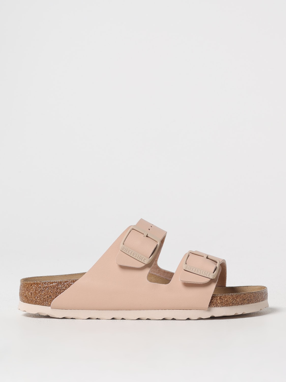 BIRKENSTOCK HEELED SANDAL: Flat sandals woman Birkenstock, Beige - Img 1