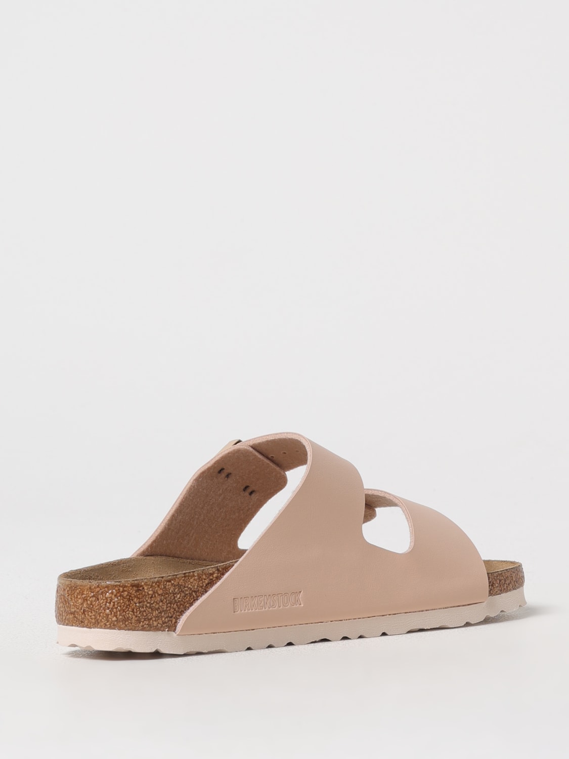 BIRKENSTOCK HEELED SANDAL: Flat sandals woman Birkenstock, Beige - Img 3