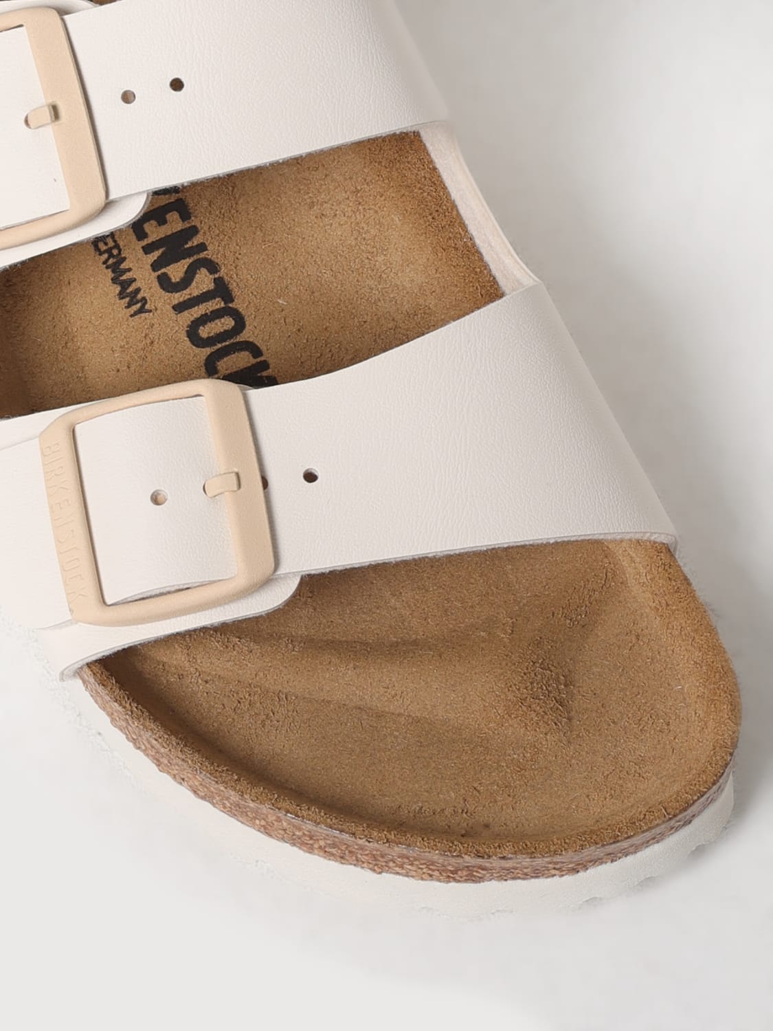 BIRKENSTOCK ベージュフラットサンダル 関税送料込み BIRKENSTOCK:フラットサンダル レディース - ベージュ | GIGLIO