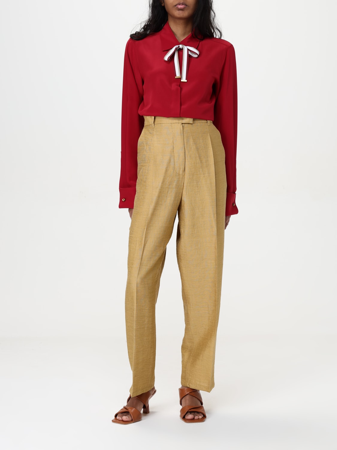 パンツ MAX MARA Woman Pants Gold 2511131019600 003 MAX MARA Woman Pants Gold 2511131019600 003 (Max Mara/パンツ