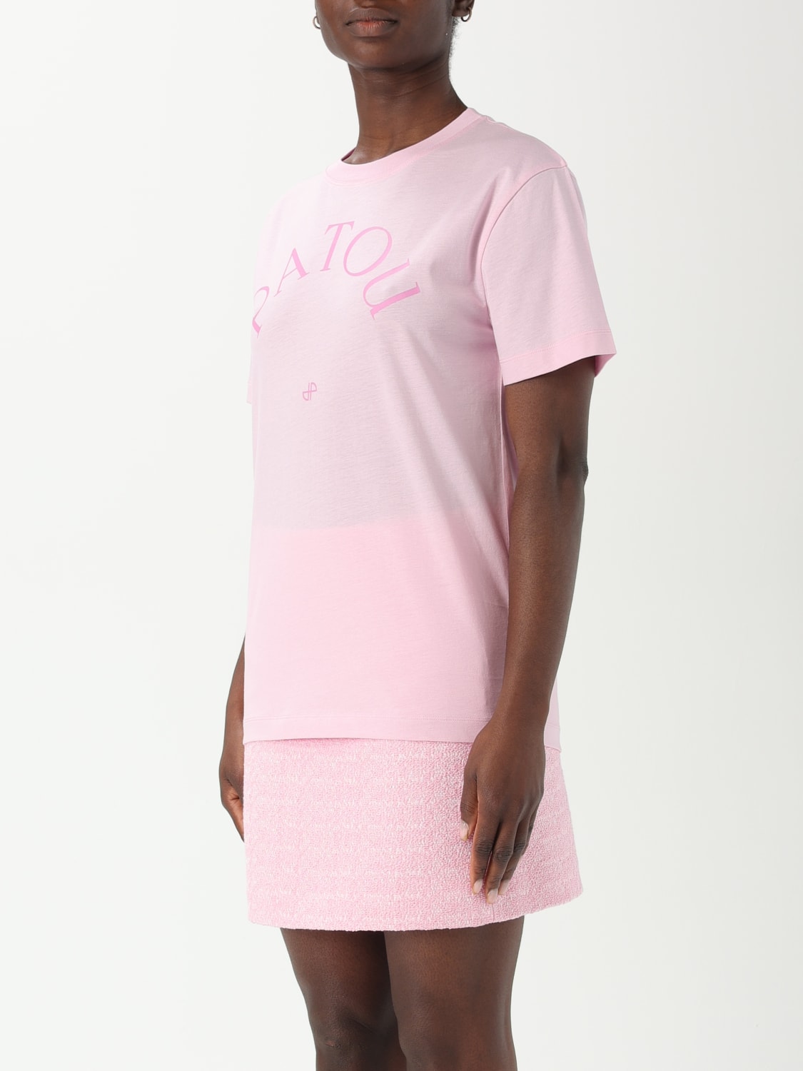PATOU: T-shirt woman - Pink | Patou t-shirt JE1369999 online