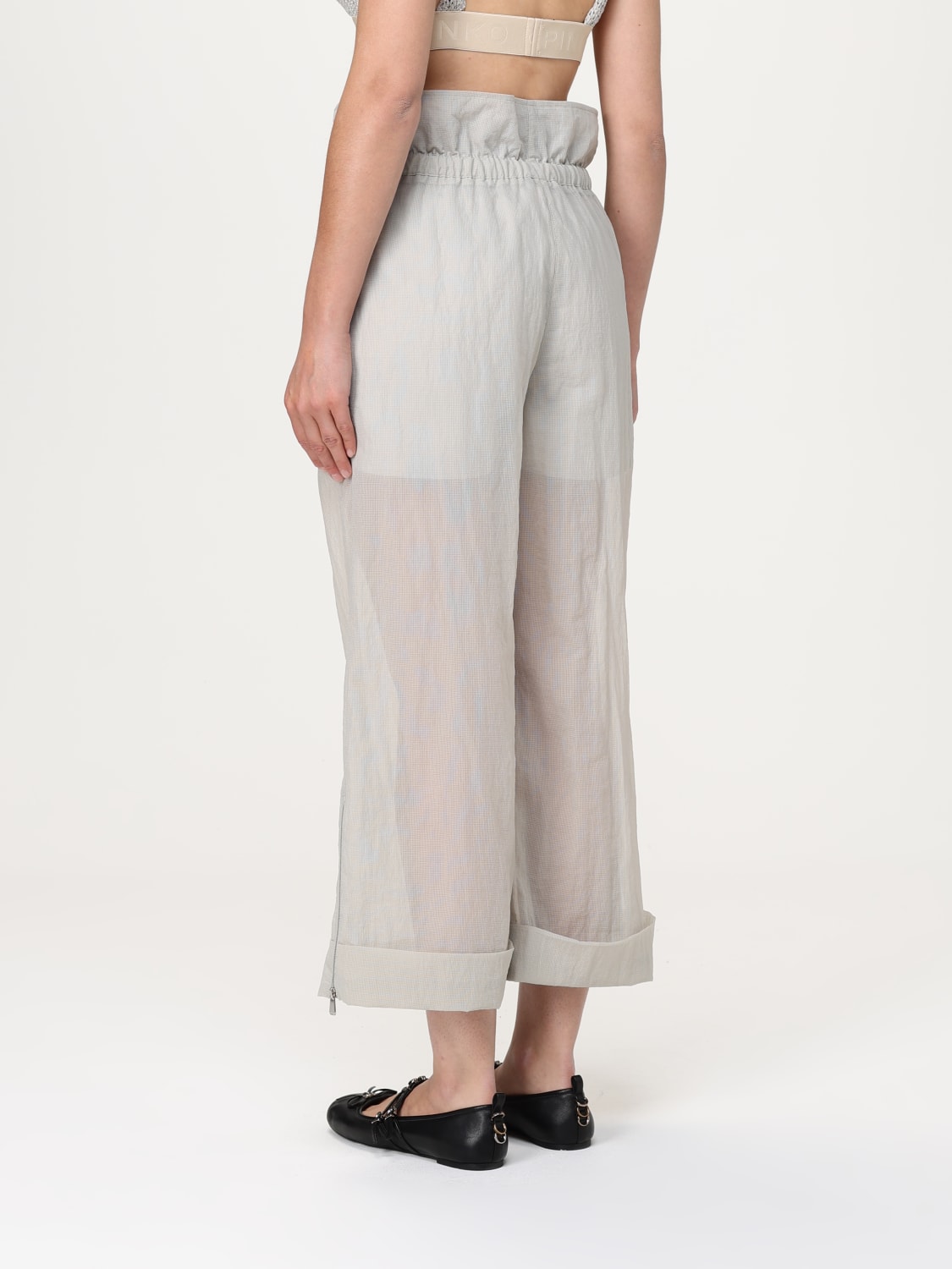 パンツ PINKO Woman Pants Grey 104896A2EK I12 PINKO: Pants woman - Grey | Pinko pants 104896A2EK online at