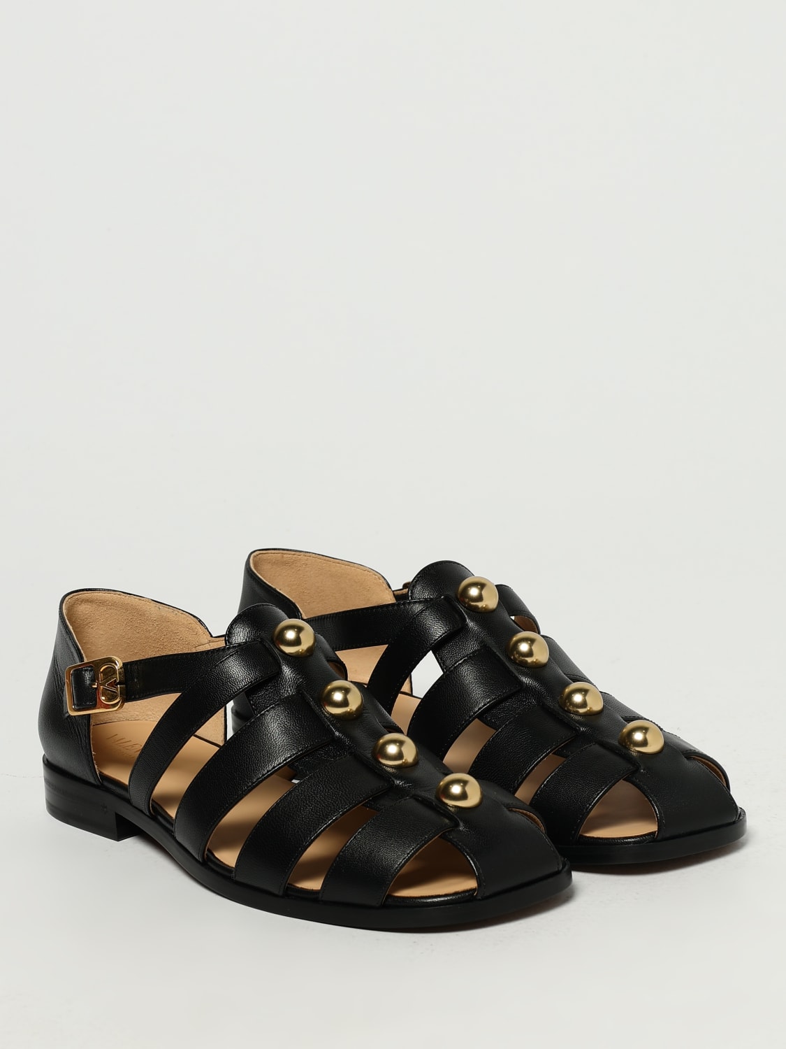 サンダル VALENTINO GARAVANI Men Sandals Black YS0J51ZNJ 0NO VALENTINO GARAVANI: Sandals men - Black | Valentino Garavani