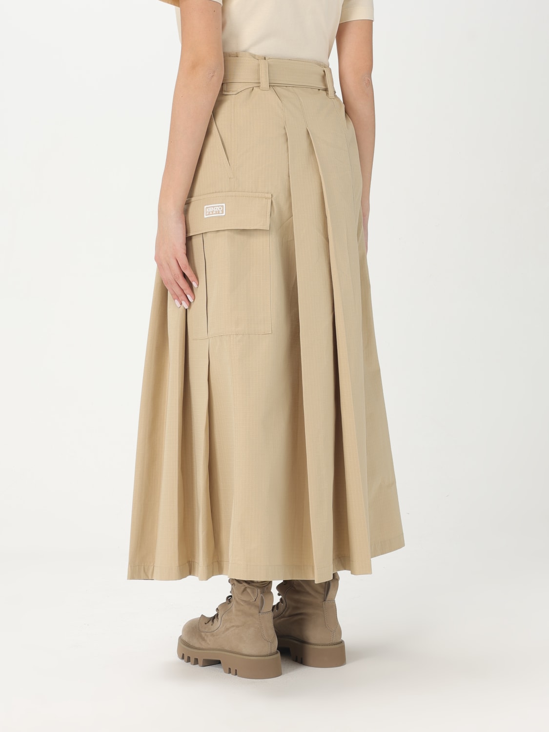 スカート KENZO Woman Skirt Beige FF52JU3039DL 11 KENZO: Skirt woman - Beige | Kenzo skirt FF52JU3039DL online
