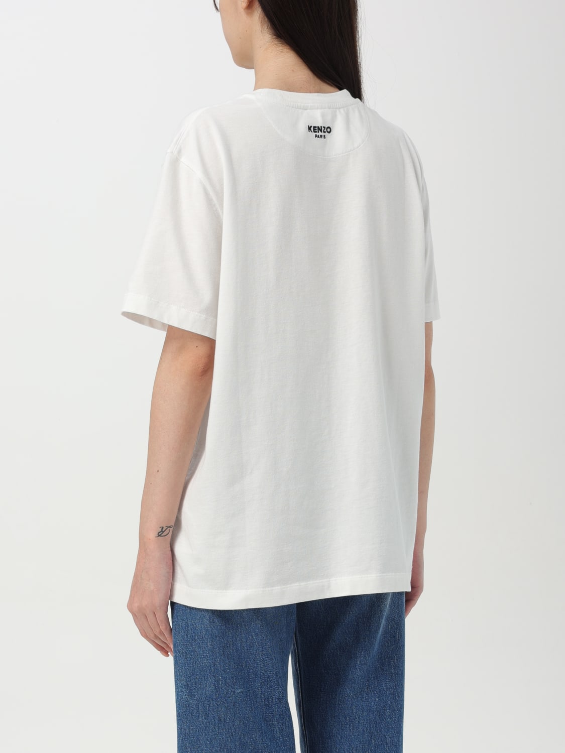 KENZO T-SHIRTS: T-shirt Kenzo in cotone , Bianco - Img 2