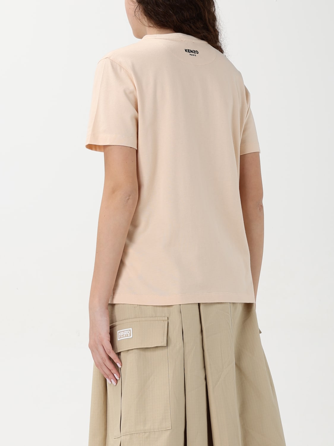 KENZO T-SHIRTS: T-shirt Kenzo in cotone , Rosa - Img 2