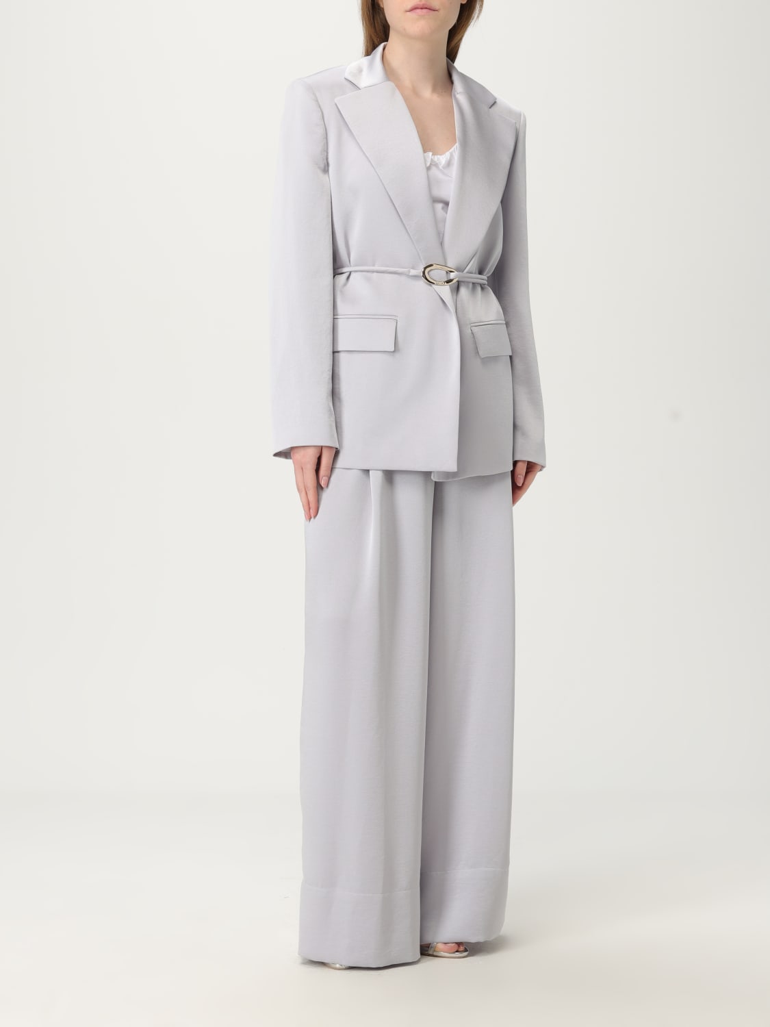 アウターその他 LIU JO Woman Blazer Grey CA5270TS870 X0651 LIU JO: Blazer woman - Grey | Liu Jo blazer CA5270TS870