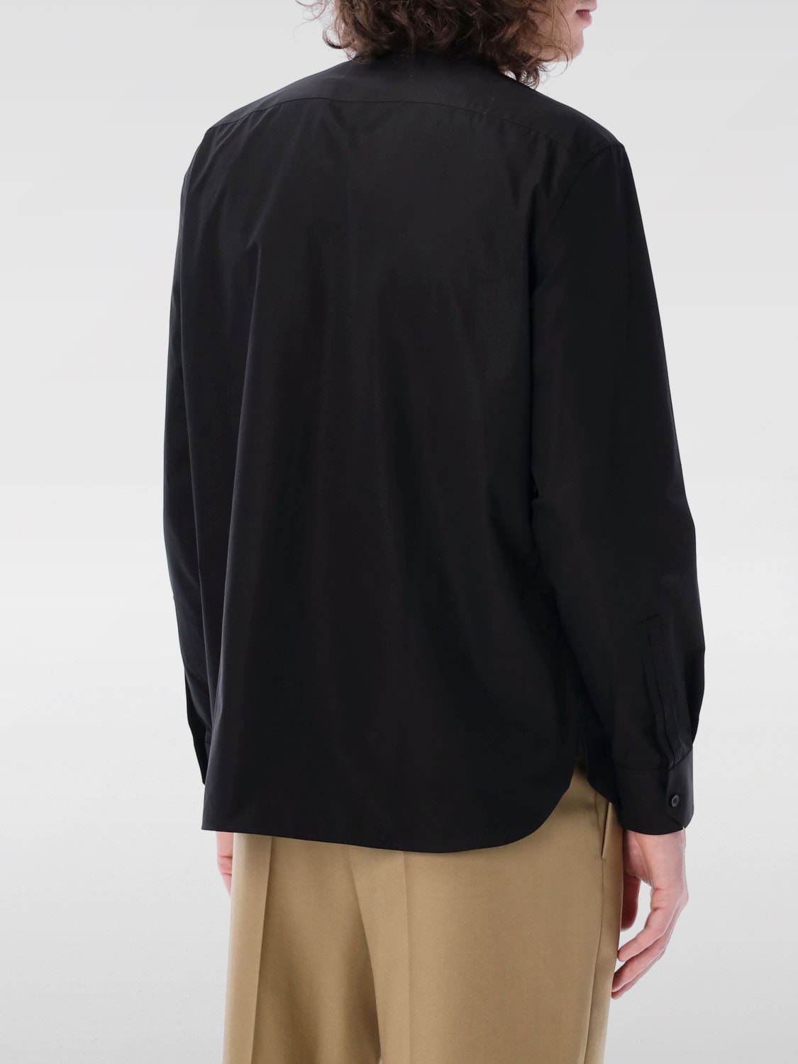 SAINT LAURENT CAMICIA: Camicia Saint Laurent in popeline , Nero - Img 2