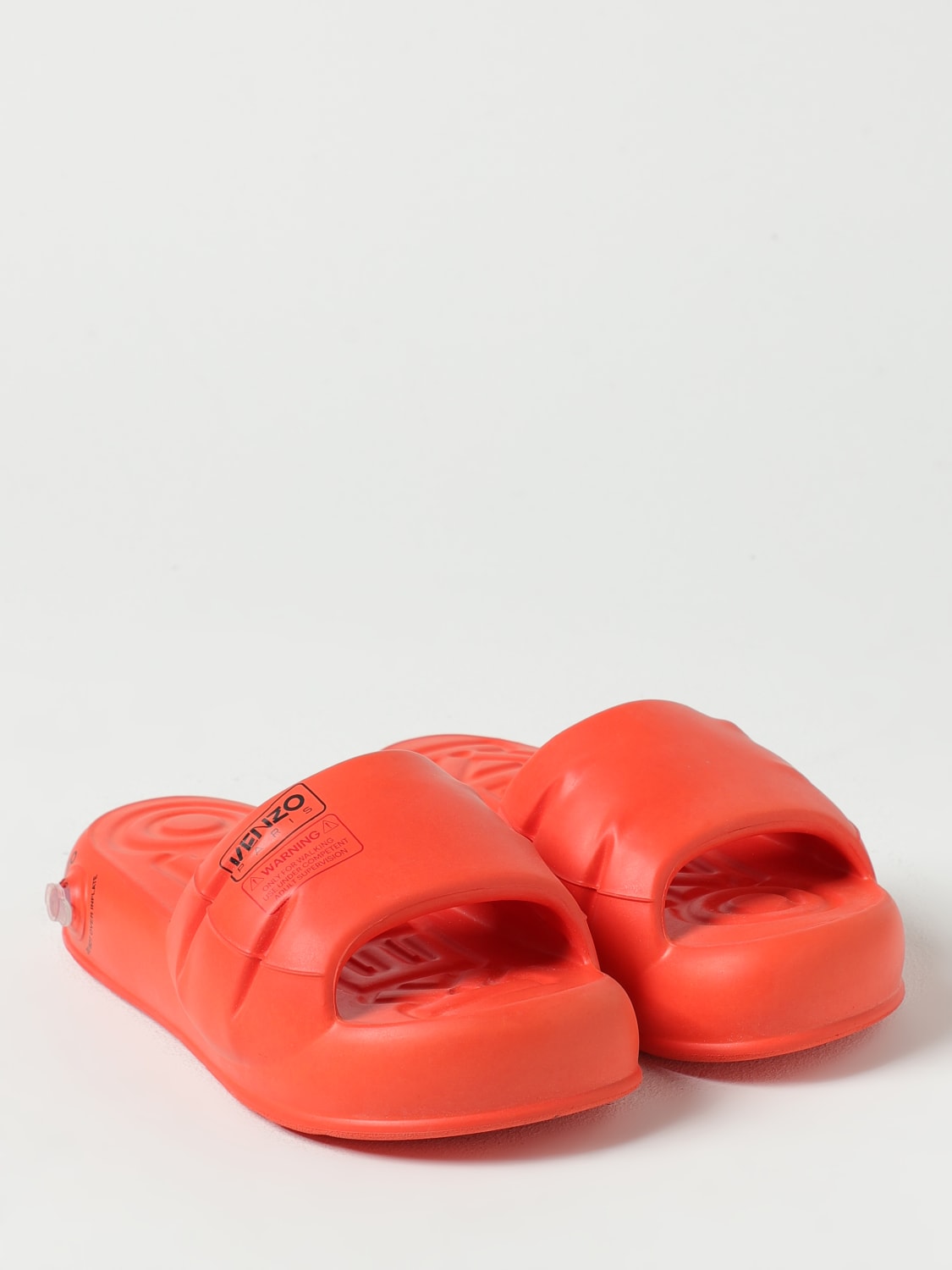 シューズ・サンダルその他 KENZO Woman Wedge shoes Orange FF52MU210E50 16 KENZO: Wedge shoes woman - Orange | Kenzo flat sandals