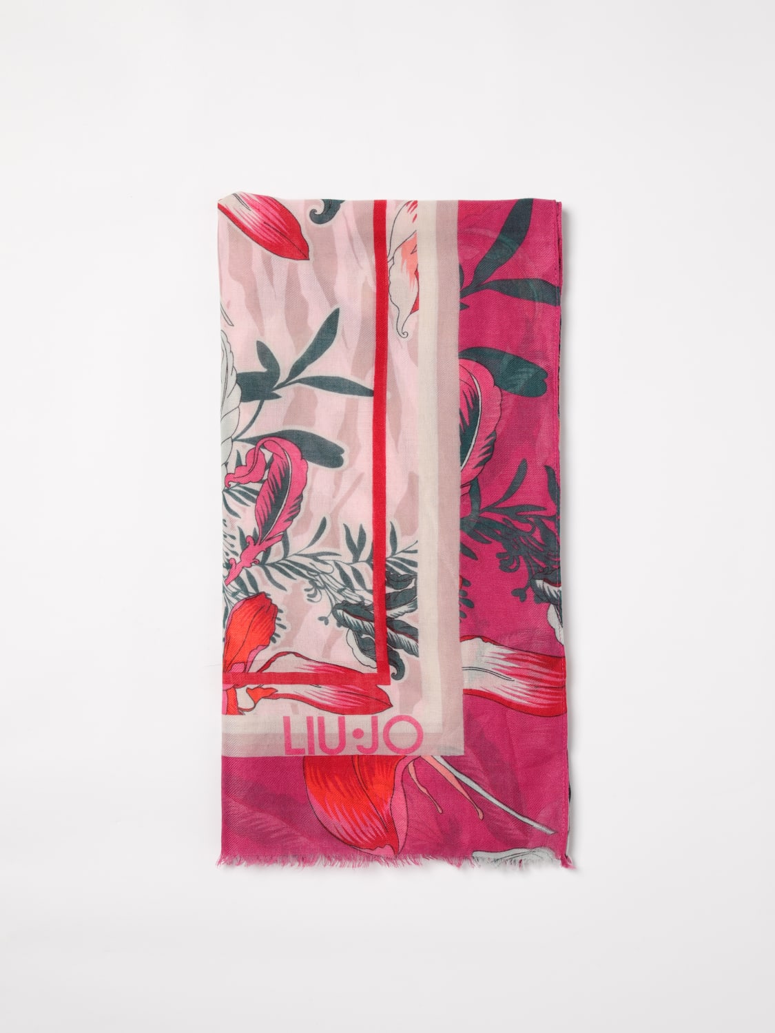 LIU JO SCARF: Scarf woman Liu Jo, Fuchsia - Img 1