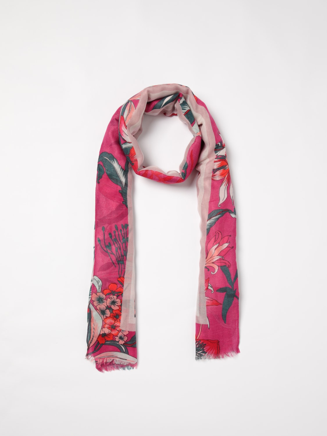 LIU JO SCARF: Scarf woman Liu Jo, Fuchsia - Img 2