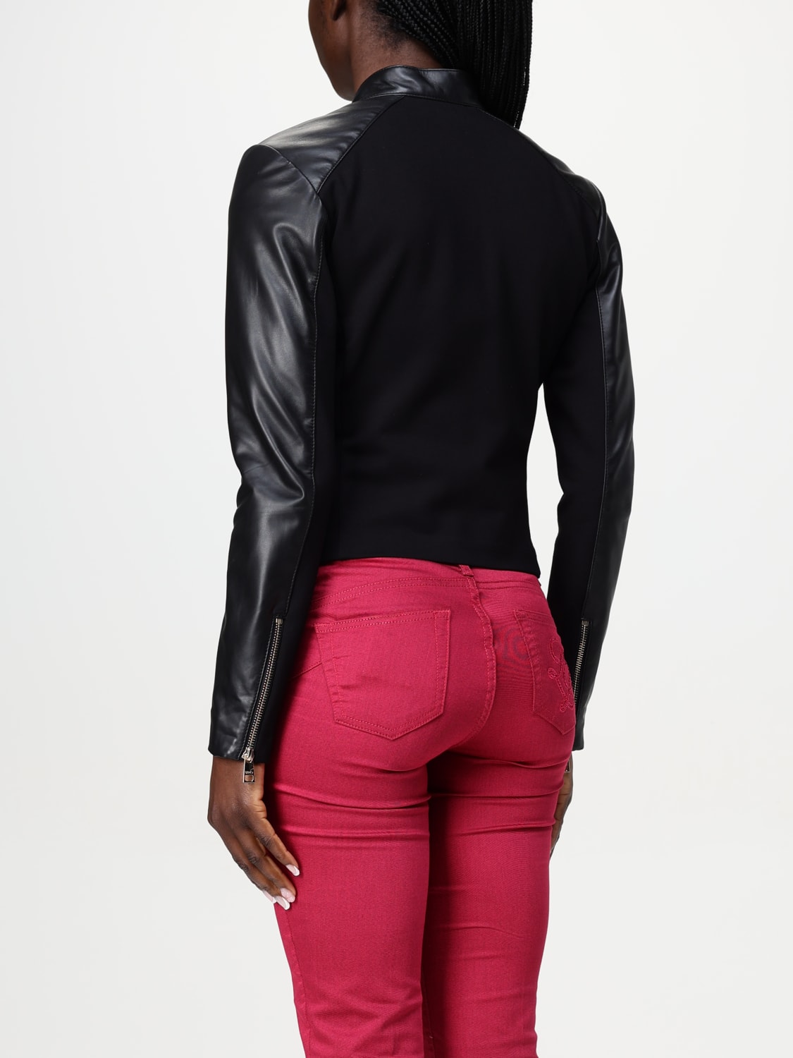 ジャケット LIU JO Woman Jacket Black CA5128P0379 22222 LIU JO: women's jacket - Black | Liu Jo jacket CA5128P0379